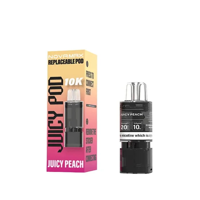 Juicy Pod Novamax 10K Juicy Peach Refill Pods