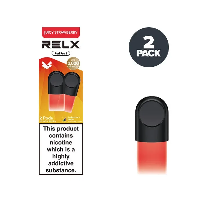 Juicy Strawberry RELX Pod Pro 2 Pre-filled Pods