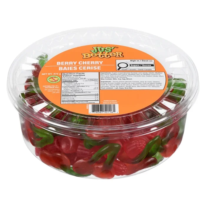 Jus’ Better Baies Cerise, 475 g