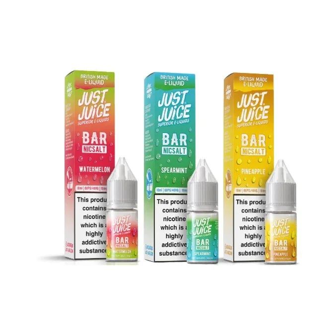 Just Juice – Bar 10ml Nic Salt (40VG/60PG) 10mg
