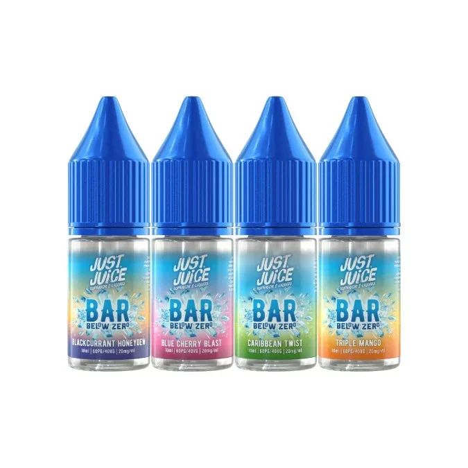 Just Juice – Bar Below Zero 10ml Nic Salt (40VG/60PG) 20mg