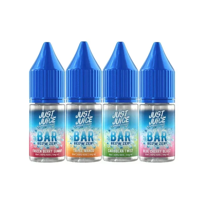 Just Juice – Bar Below Zero 10ml Nic Salt (40VG/60PG) 5mg