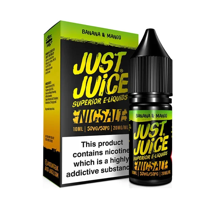 Just Juice Banana & Mango 10ml Nicotine Salt E-Liquid