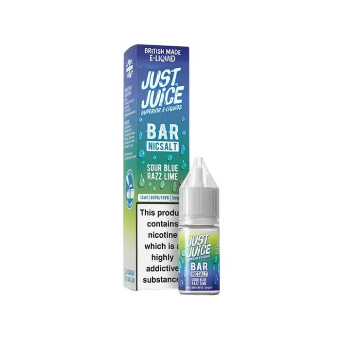 Just Juice Bar Sour Blue Razz Lime 10ml Nic Salt E-liquid