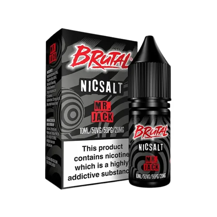 Just Juice Brutal Mr Jack 10ml Nic Salt E-liquid