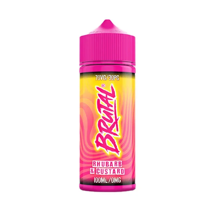 Just Juice Brutal Rhubarb & Custard 100ml Shortfill E-Liquid