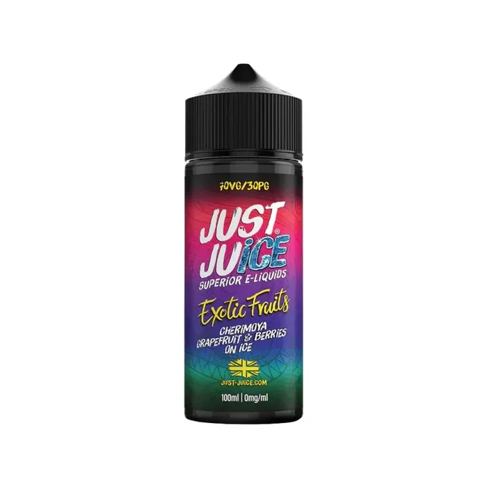 Just Juice Exotic Fruits Cherimoya, Grapefruit & Berries On Ice 100ml E-liquid