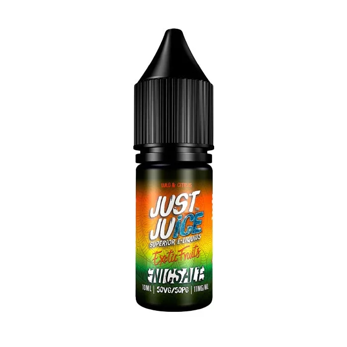 Just Juice Exotic Fruits Lulo & Citrus on Ice 10ml Nicotine Salt E-Liquid