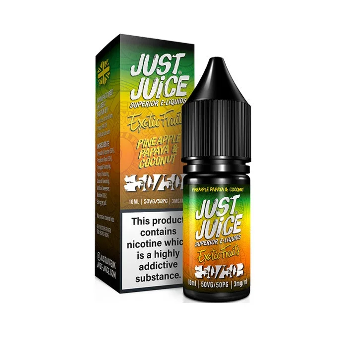 Just Juice Exotic Fruits Pineapple Papaya & Coconut 10ml E-Liquid