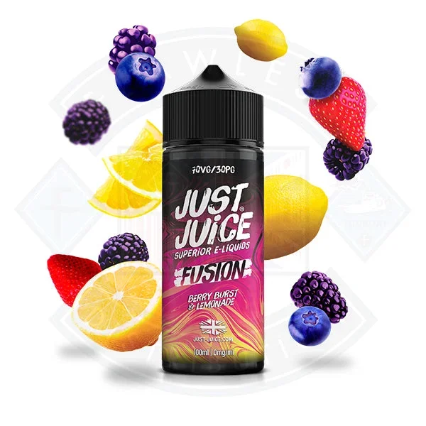 Just Juice Fusion – Berry Burst & Lemonade 100ml 0mg Shortfill e-liquid
