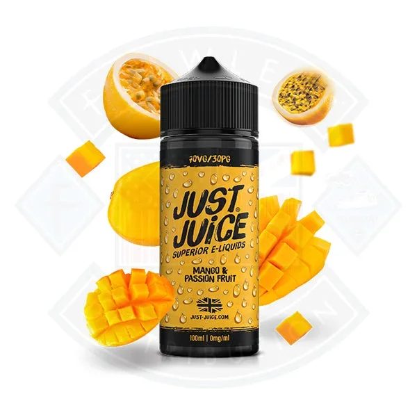 Just Juice Iconic – Mango Passion Fruit 100ml 0mg Shortfill e-liquid