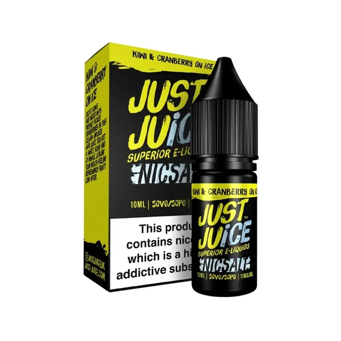 Just Juice Kiwi & Cranberry on Ice 10ml Nic Salt E-liquid