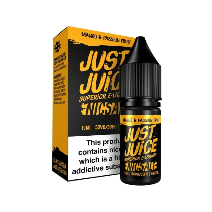 Just Juice Mango & Passion Fruit 10ml Nic Salt E-liquid