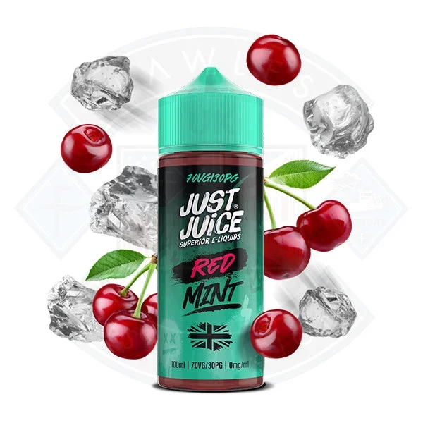 Just Juice Mint – Red 0mg 100ml Shortfill