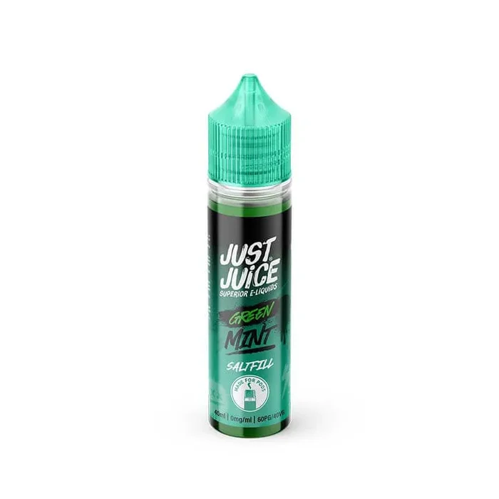 Just Juice Mint Range Green Mint Saltfill Shortfill 40ml E-Liquid