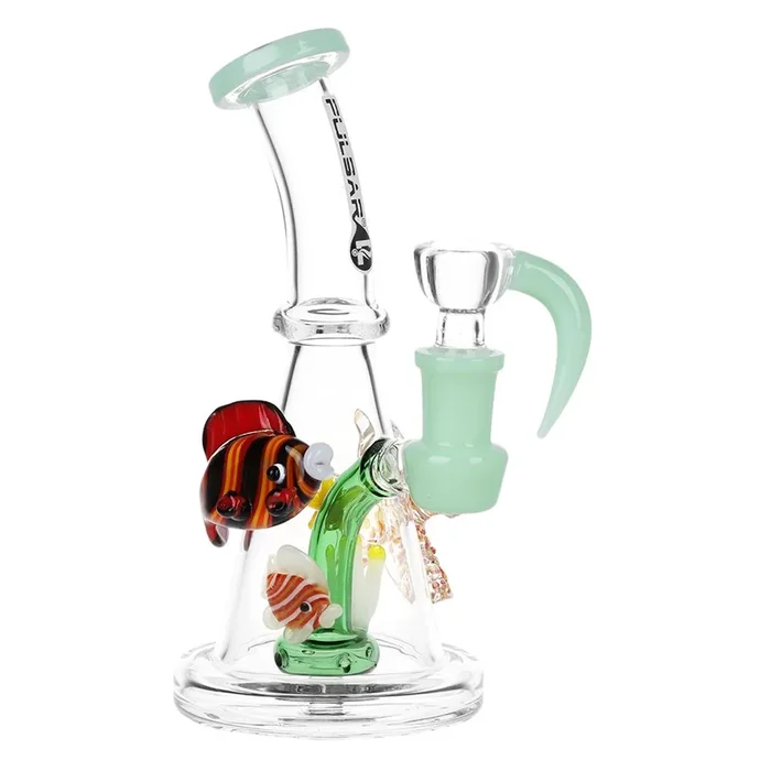 Just Keep Swimming Glass Bong – 6.5″
