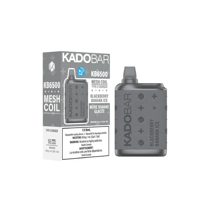 KadoBar 6500 Disposable Vape – Blackberry Banana Ice
