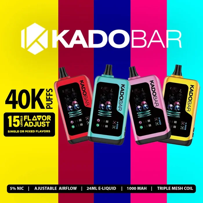 KADOBAR Flavor Adjust 40K Puff Disposable Device – 40000 Puffs
