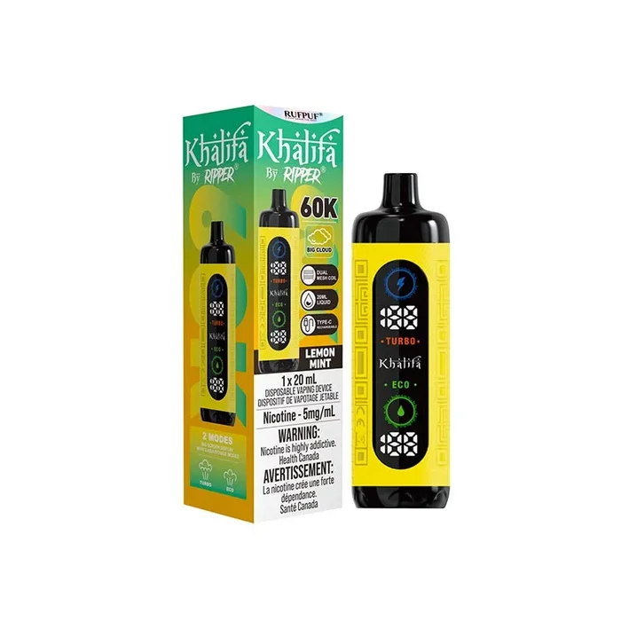 Khalifa Bar By Ripper 60K Disposable – Lemon Mint