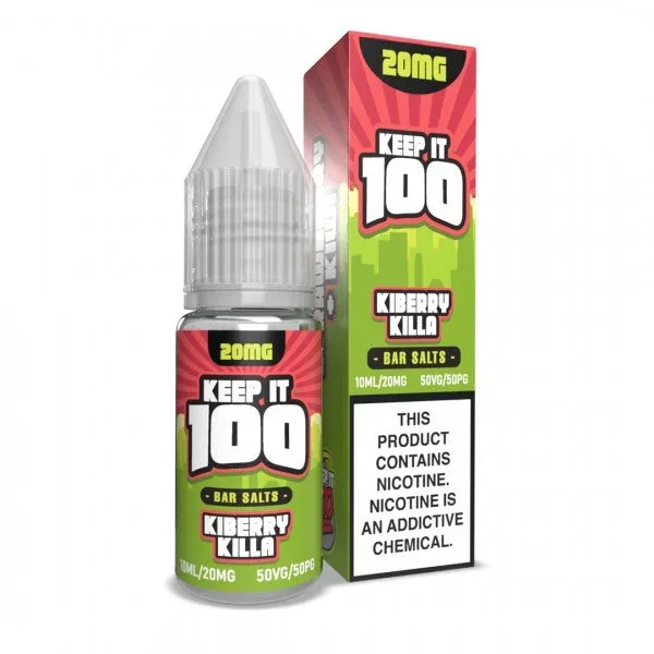 Kiberry Killa – Keep It 100 Bar Salt 10mL