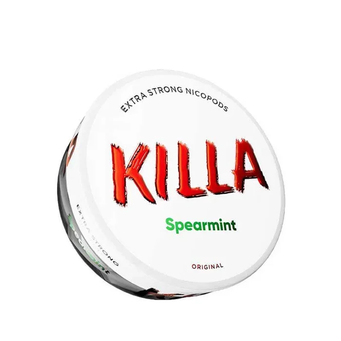 Killa Spearmint Nic Pouches – 13.2mg / pouch