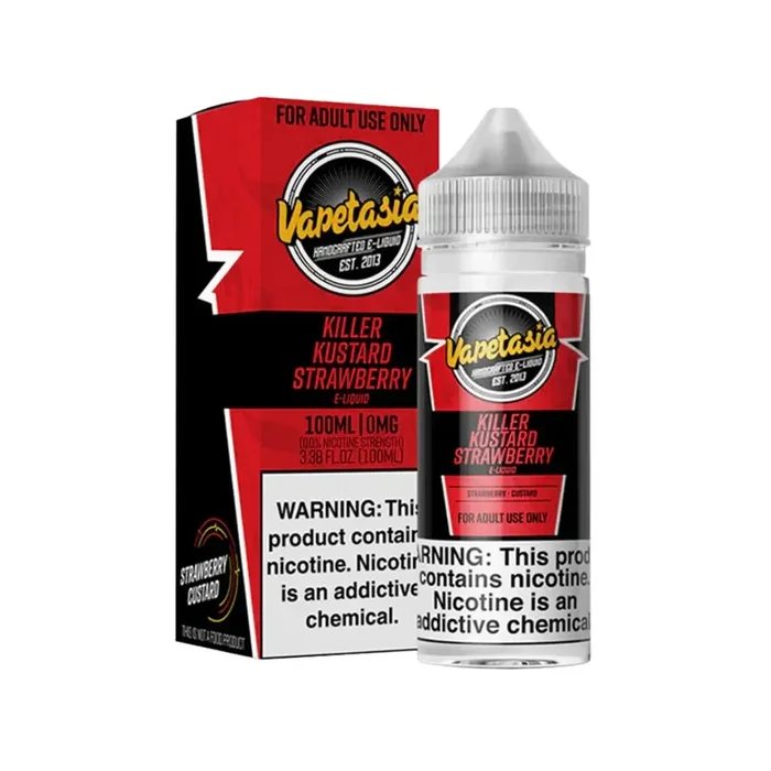 Killer Kustard Strawberry 100ml E-liquid