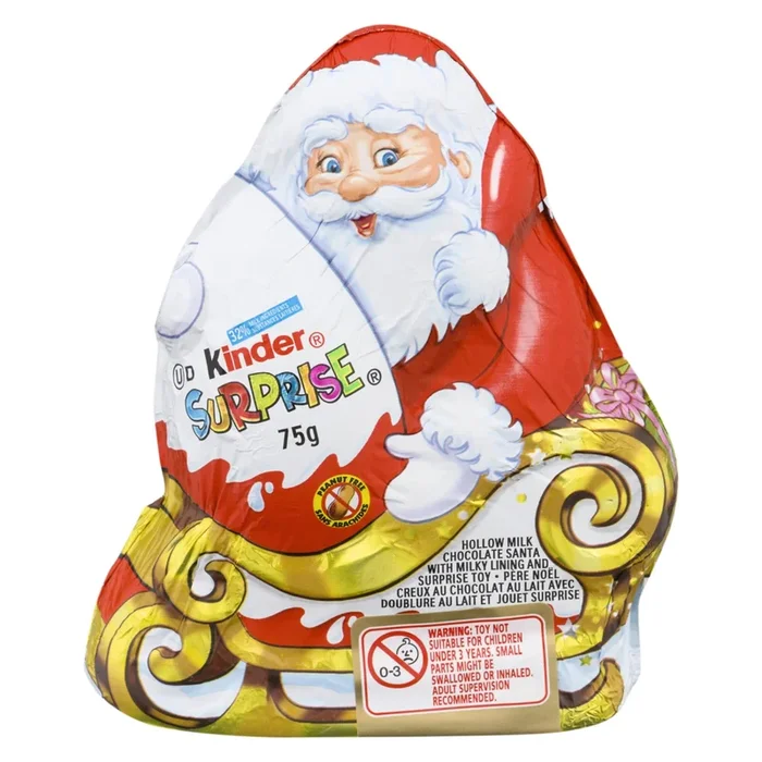 Kinder Surprise Santa, 75 g