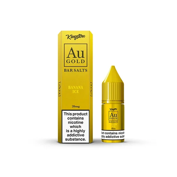 Kingston – AU Gold Nic Salt 10ml (60VG/40PG) 20mg