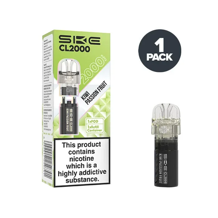 Kiwi Passion Fruit SKE CL2000 Prefilled Pods