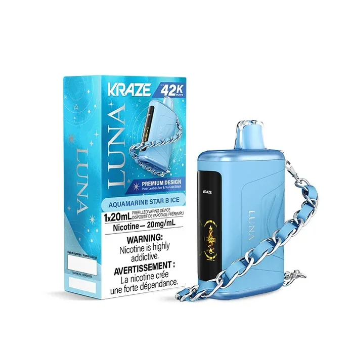 Kraze Luna Disposable – Aquamarine Star B Ice (ON)