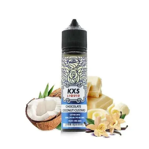 KXS LIQUID Chocolate Coconut Custard 50ml