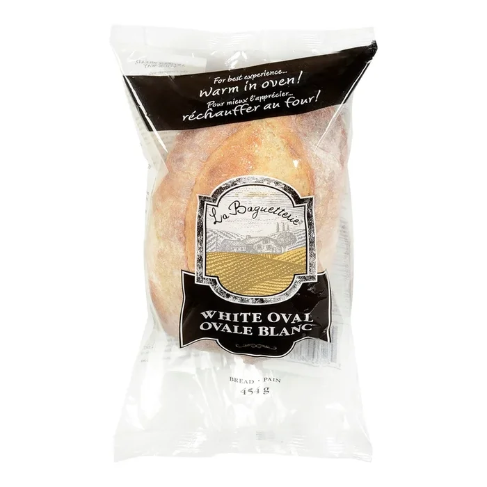 La Baguetterie White Oval Bread, 400-g