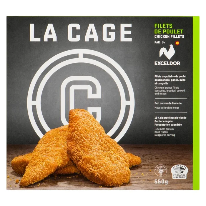 La Cage Exceldor Chicken Fillets, 550-g