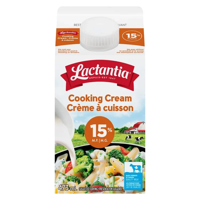 Lactantia Cooking Cream 15% M.F., 473-ml