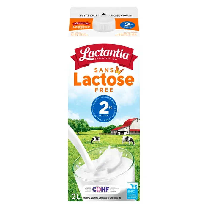 Lactantia Lactose Free Partly Skimmed Milk 2% M.F. – 2L
