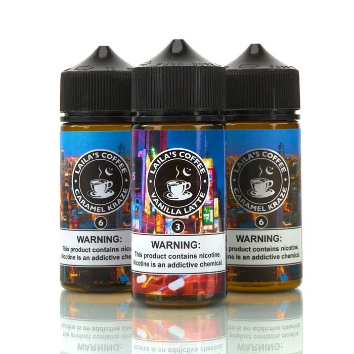 Laila’s Coffee Vape Juice/Salt Nic (3mg*6mg/100ml, 50mg/30ml)