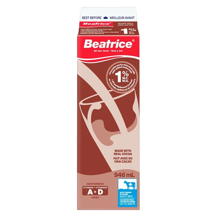 Lait au chocolat Beatrice – 946ml