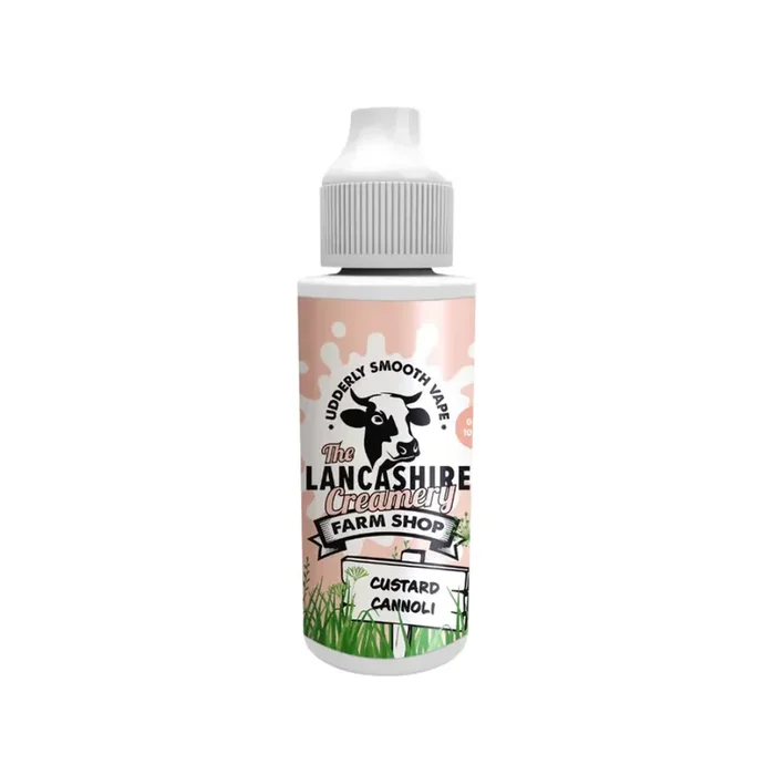 Lancashire Creamery Farm Shop Custard Cannoli 100ml E-liquid