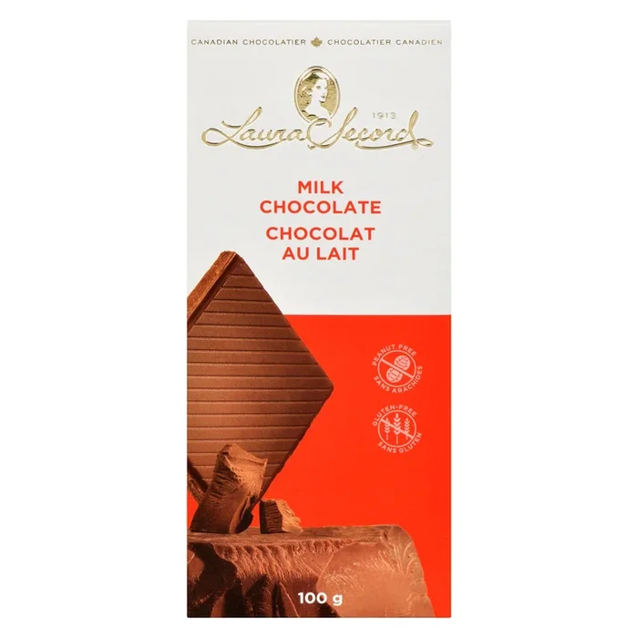 Laura Secord Milk Chocolate Bar, 100-g