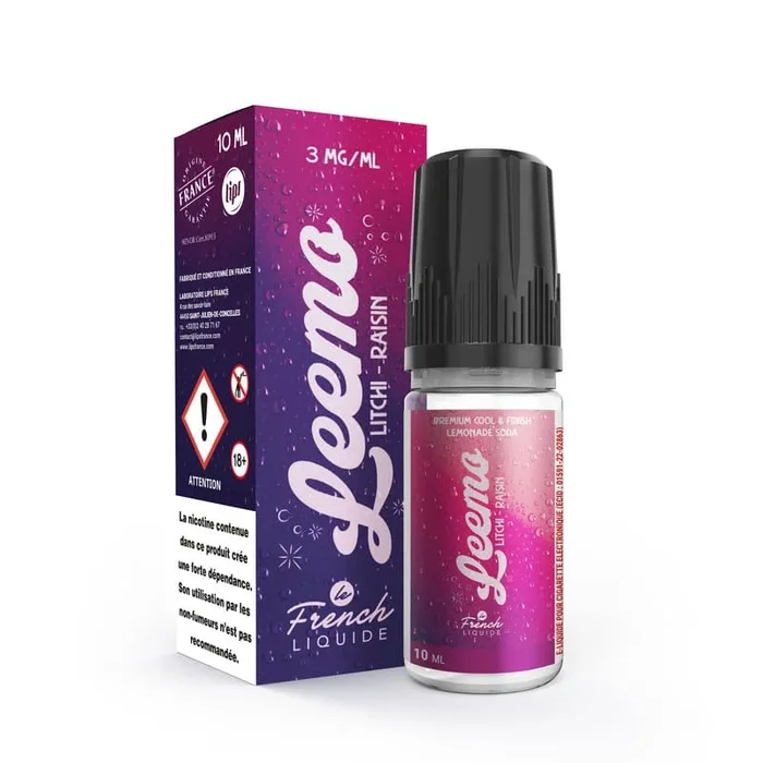 LE FRENCH LIQUIDE Leemo Litchi Raisin – E-liquide 10ml
