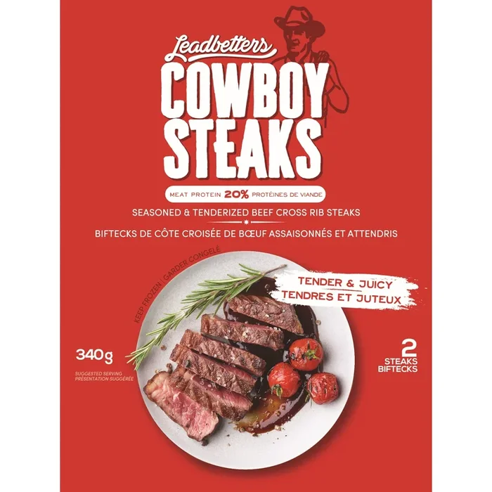 Leadbetters Cowboy Steaks, 2-Pack