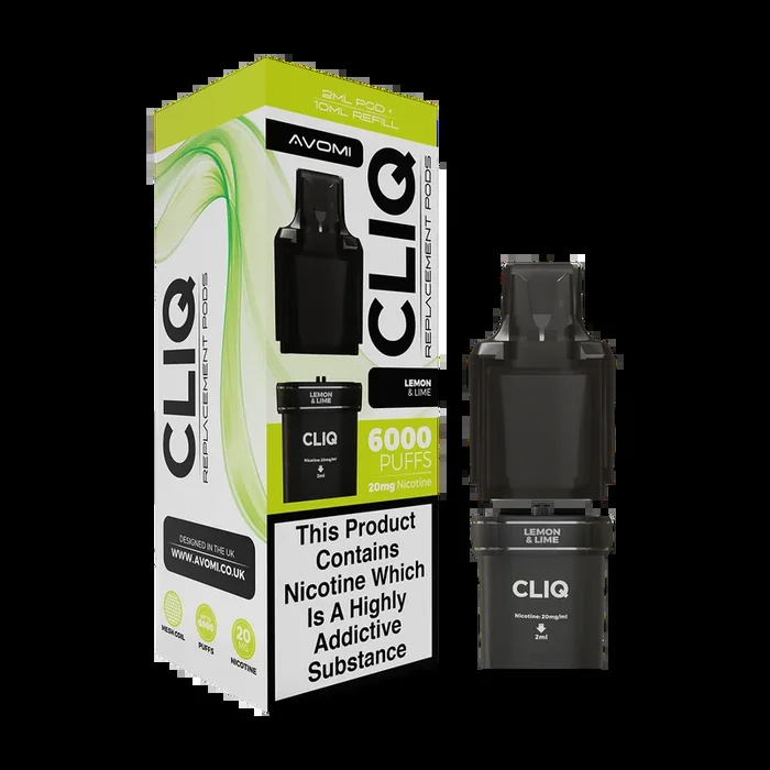 Lemon & Lime Avomi Cliq 6000 Refill Pack
