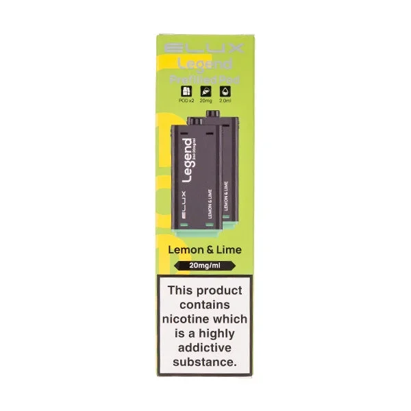 Lemon & Lime Legend 1500 Prefilled Pods by Elux