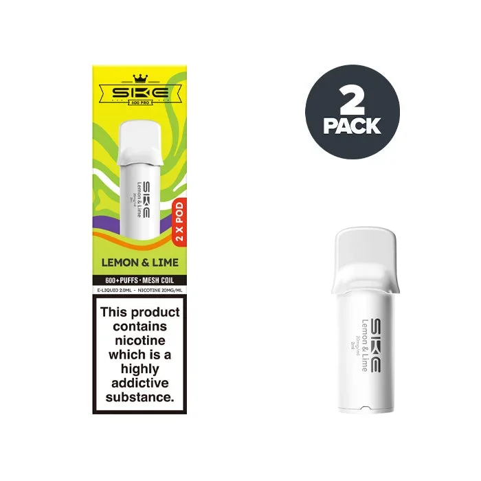 Lemon & Lime SKE Crystal 600 Pro Prefilled Pod