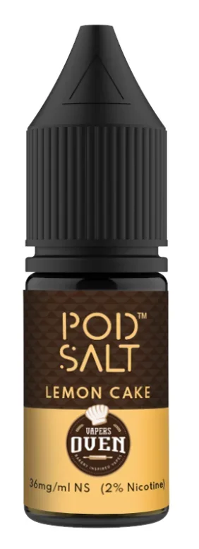 Lemon Cake Nicotine Salt E Liquid by Pod Salt
