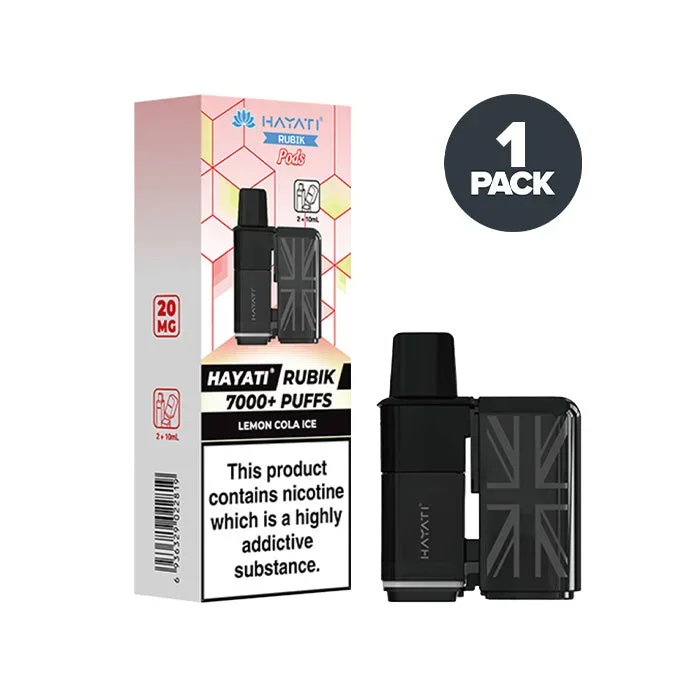 Lemon Cola Ice Hayati Rubik 7000 Prefilled Pods