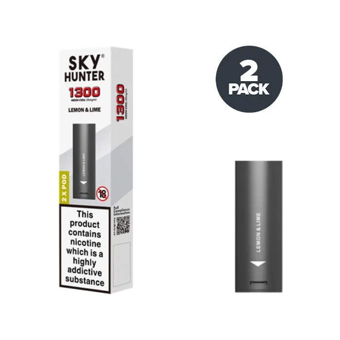 Lemon Lime Sky Hunter 1300 Pre-filled Pods