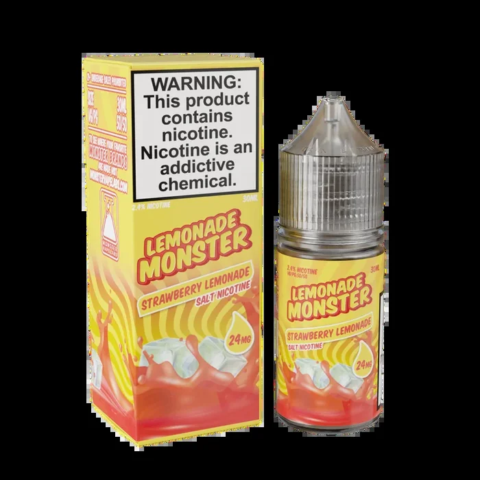 Lemonade Monster Salt – Strawberry Lemonade- 30ML E-Liquid