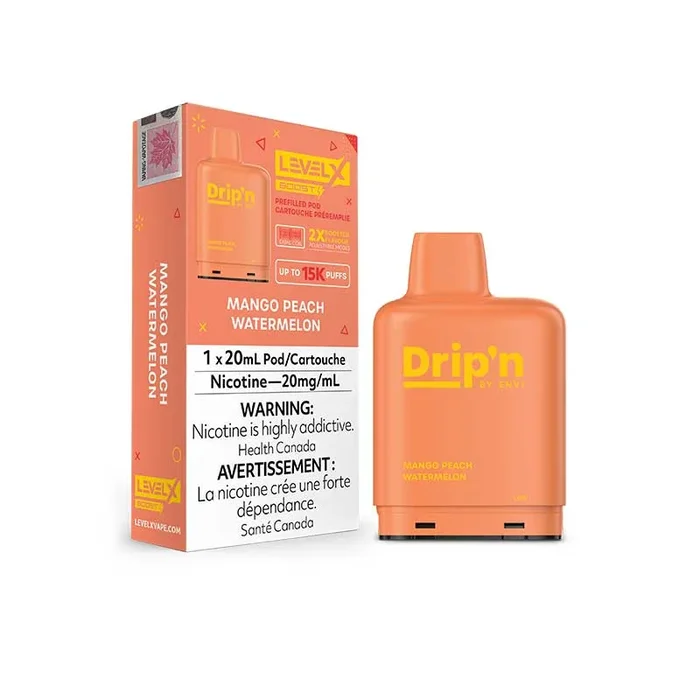 Level X Drip’n Boost Pod 15K – Mango Peach Watermelon
