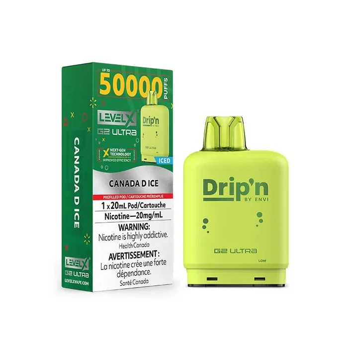 Level X Drip’n G2 Ultra Pod – Canada D Ice (ON)